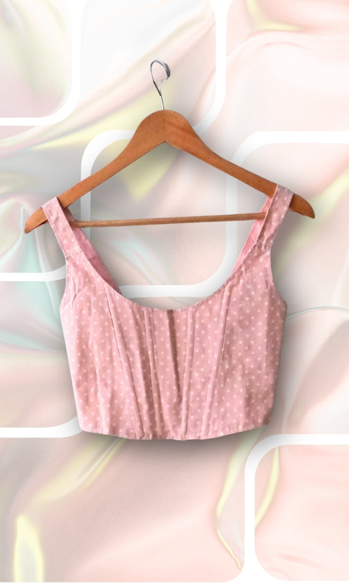 Corset à pois