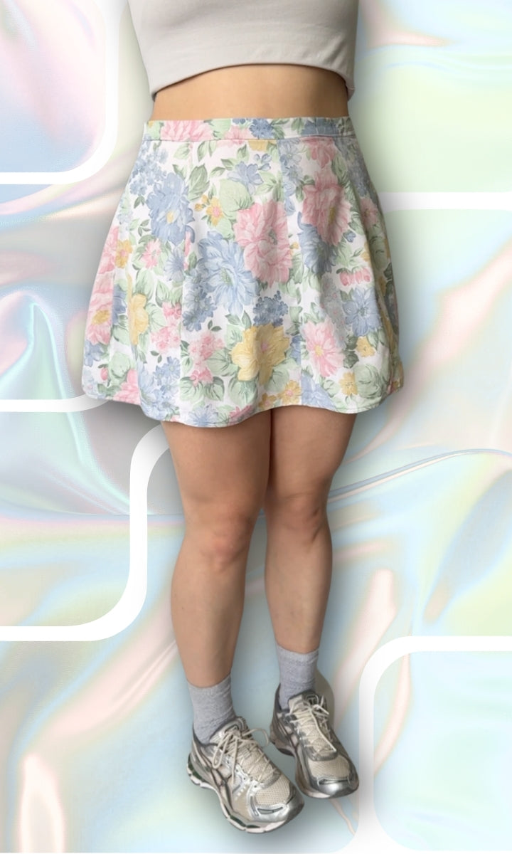 Jupe à fleurs